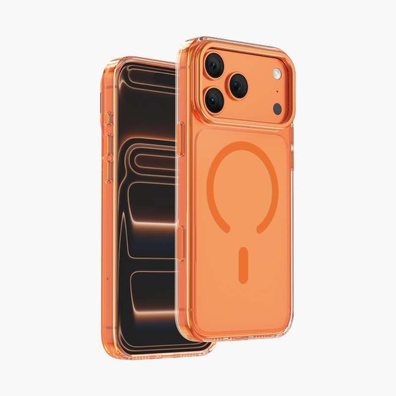Чехол Keephone Magicam MagSafe Case для iPhone 17 Pro, Оранжевый