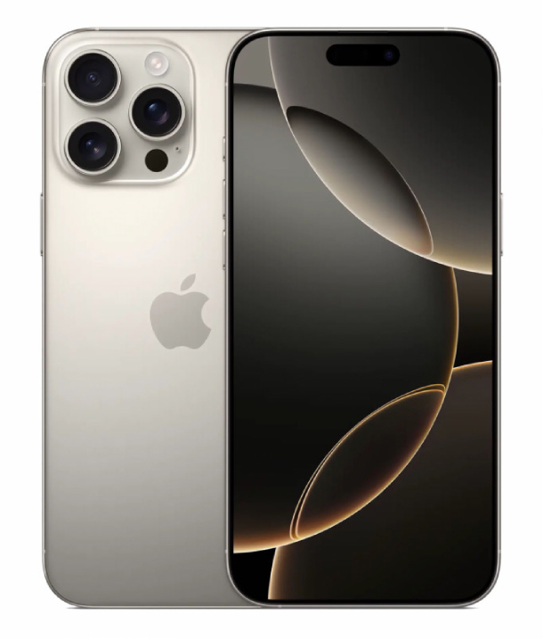 iPhone 16 Pro 128Гб (1 sim + eSIM/ 92% / Без коробки / Заменён дисплей) Натуральный титан - Б/У ★★★☆☆