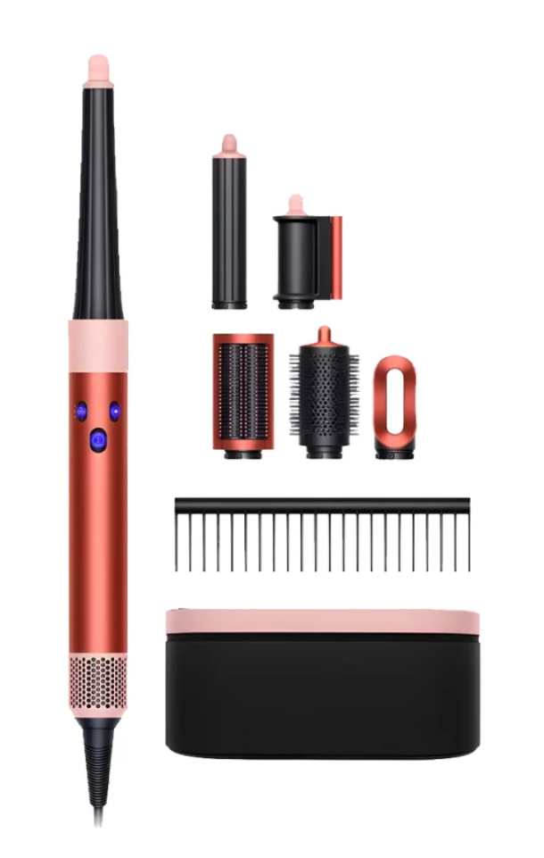 Dyson Airwrap Complete Long HS08, Клубничная бронза/Румяна розовые - Подарочный футляр