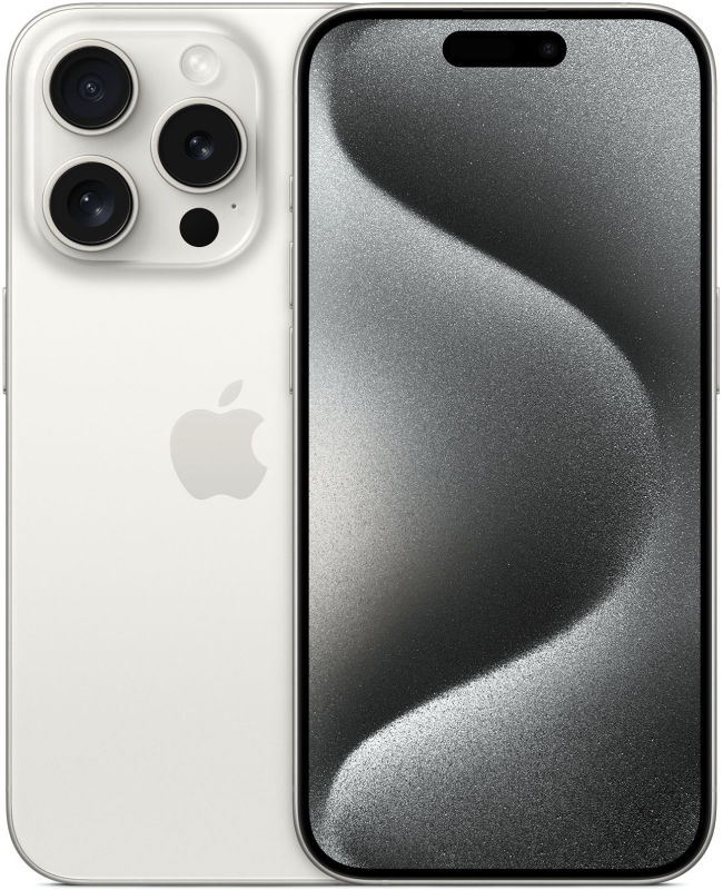 Apple iPhone 15 Pro 256Гб, 1 sim + eSIM, Белый титан