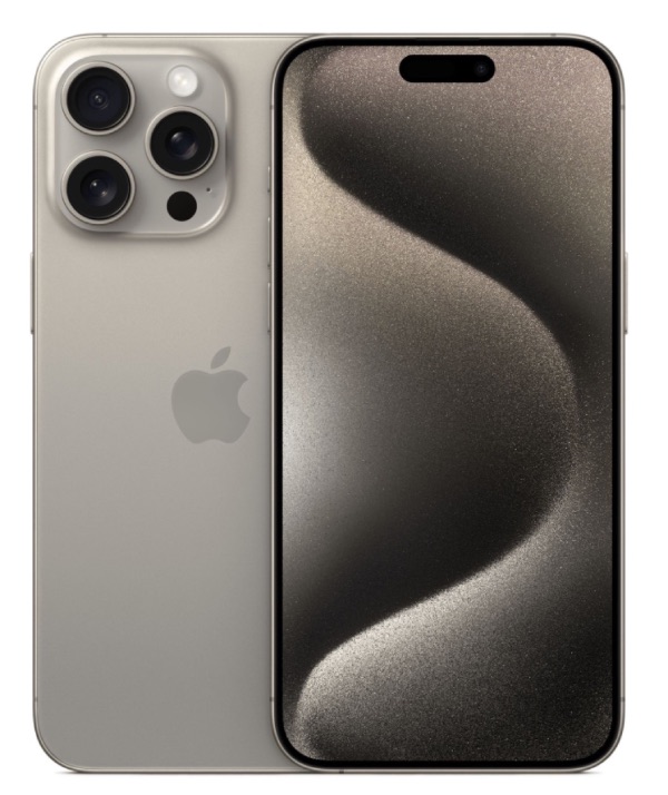 iPhone 15 Pro 128Гб (1 sim + eSIM / 86% / без коробки) Натуральный титан - Б/У ★★★☆☆