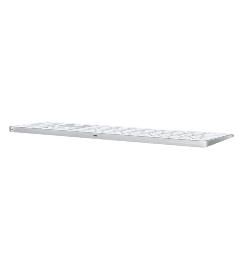 Клавиатура Apple Magic Keyboard с цифровой панелью, Белая с Touch ID Arabic