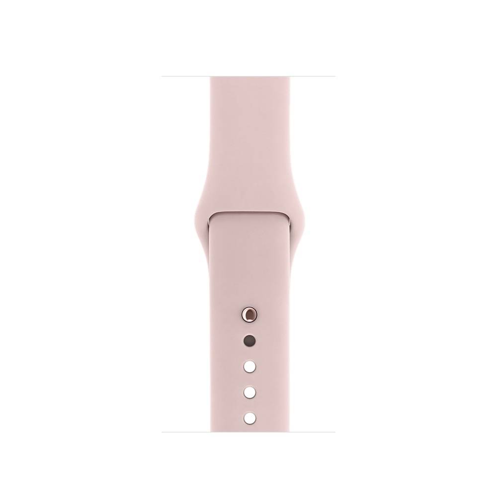 Apple Watch Series 1, 38мм, Корпус из аллюминия, С силиконовым ремешком (Без коробки / Не включаются), Розовое золото - Б/У
