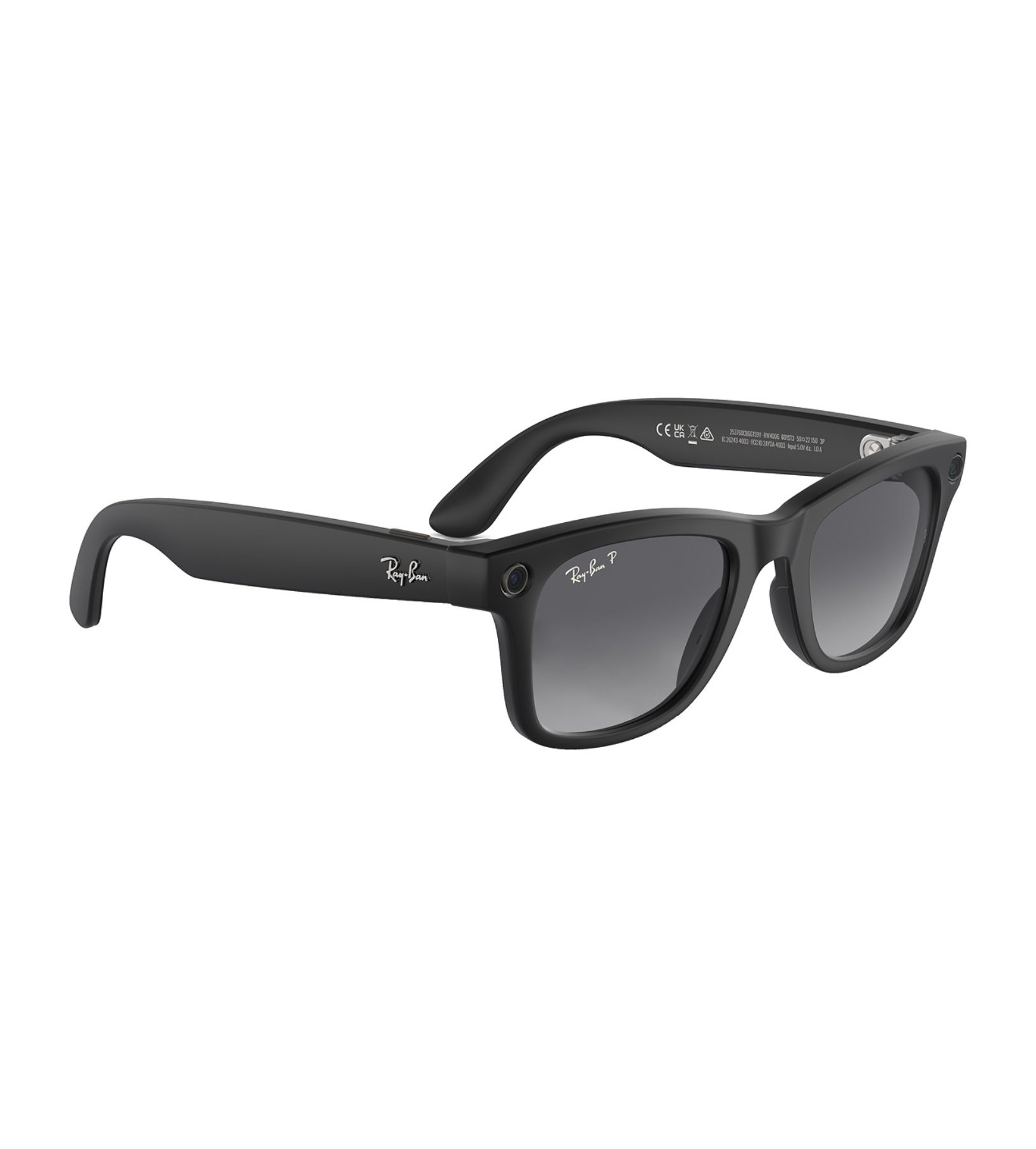Умные очки RayBan Wayfarer (Gen 2) Matte Black/gradient graphite (155 - 53 Size) в 