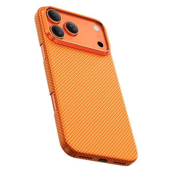 Чехол Keephone KEVLAR DIAGO MagSafe для iPhone 17 Pro, Оранжевый