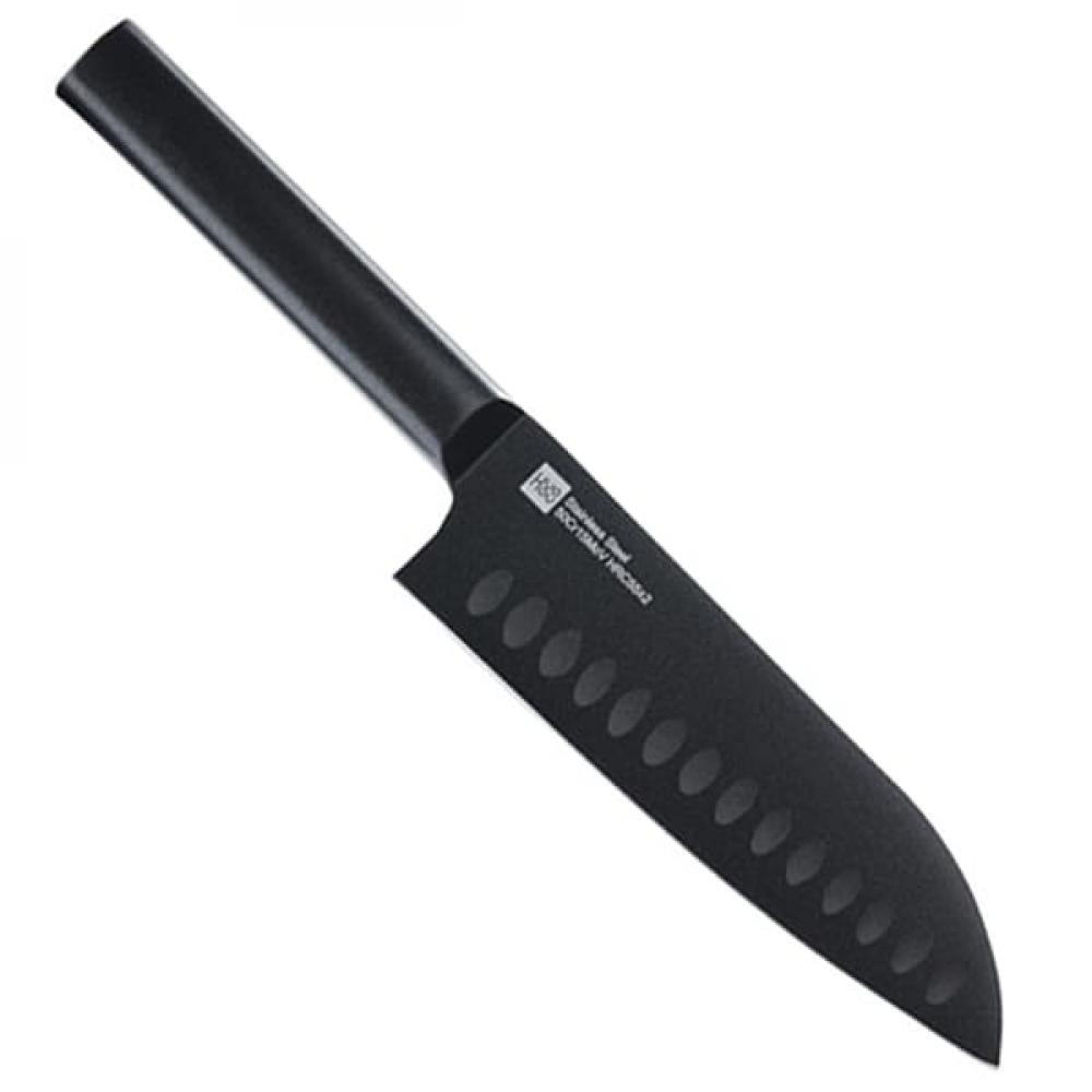 Набор кухонных ножей Xiaomi Huo Hou Black Heat Knife Set (2 шт.), Черный
