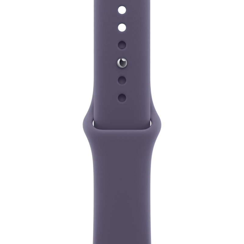 Умные часы Apple Watch Series 11 GPS 42мм, корпус Серебристый, ремешок Фиолетовый S/M