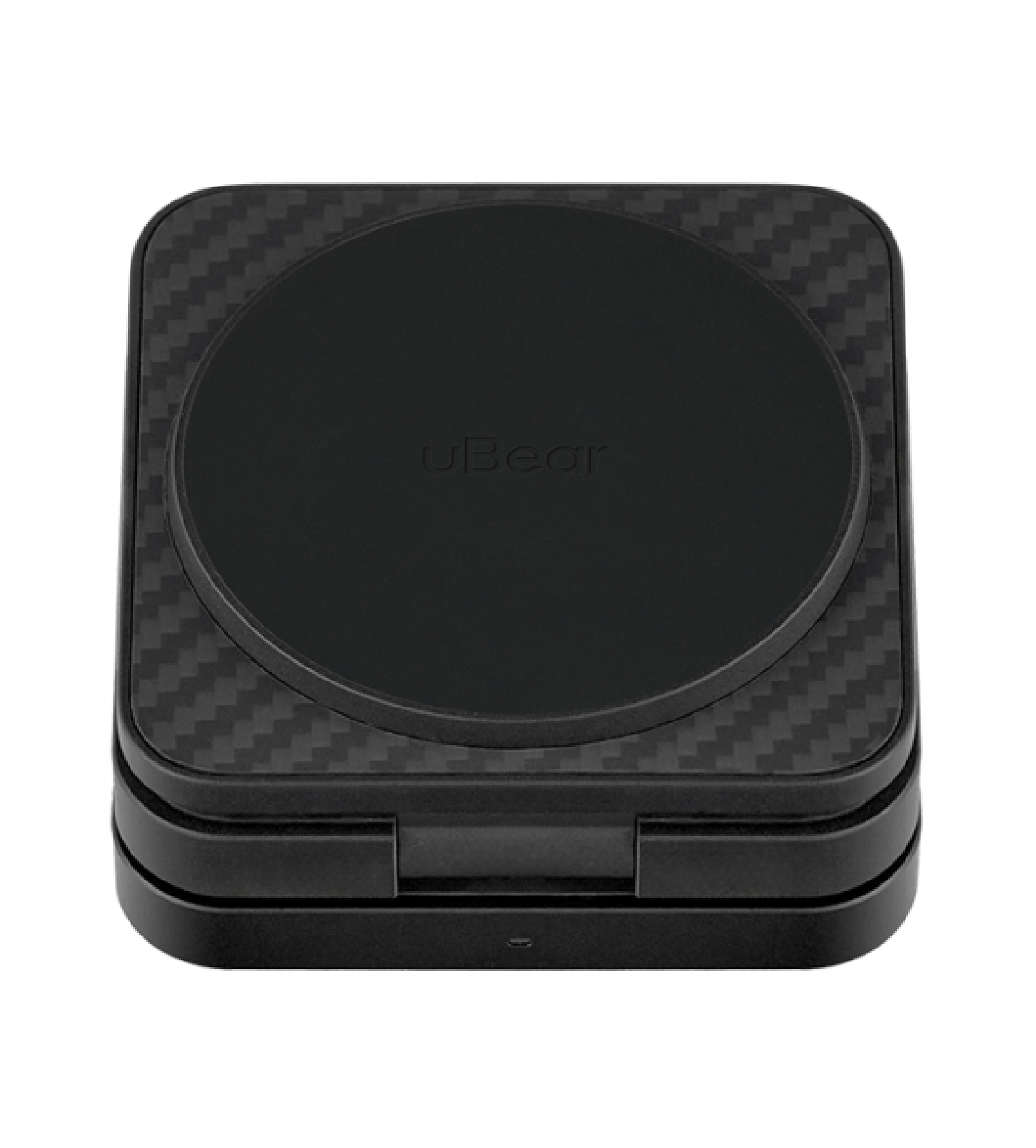 Беспроводное зарядное устройство Ubear Balance Supreme 3in1 Magnetic wireless charger Kivlar, черный