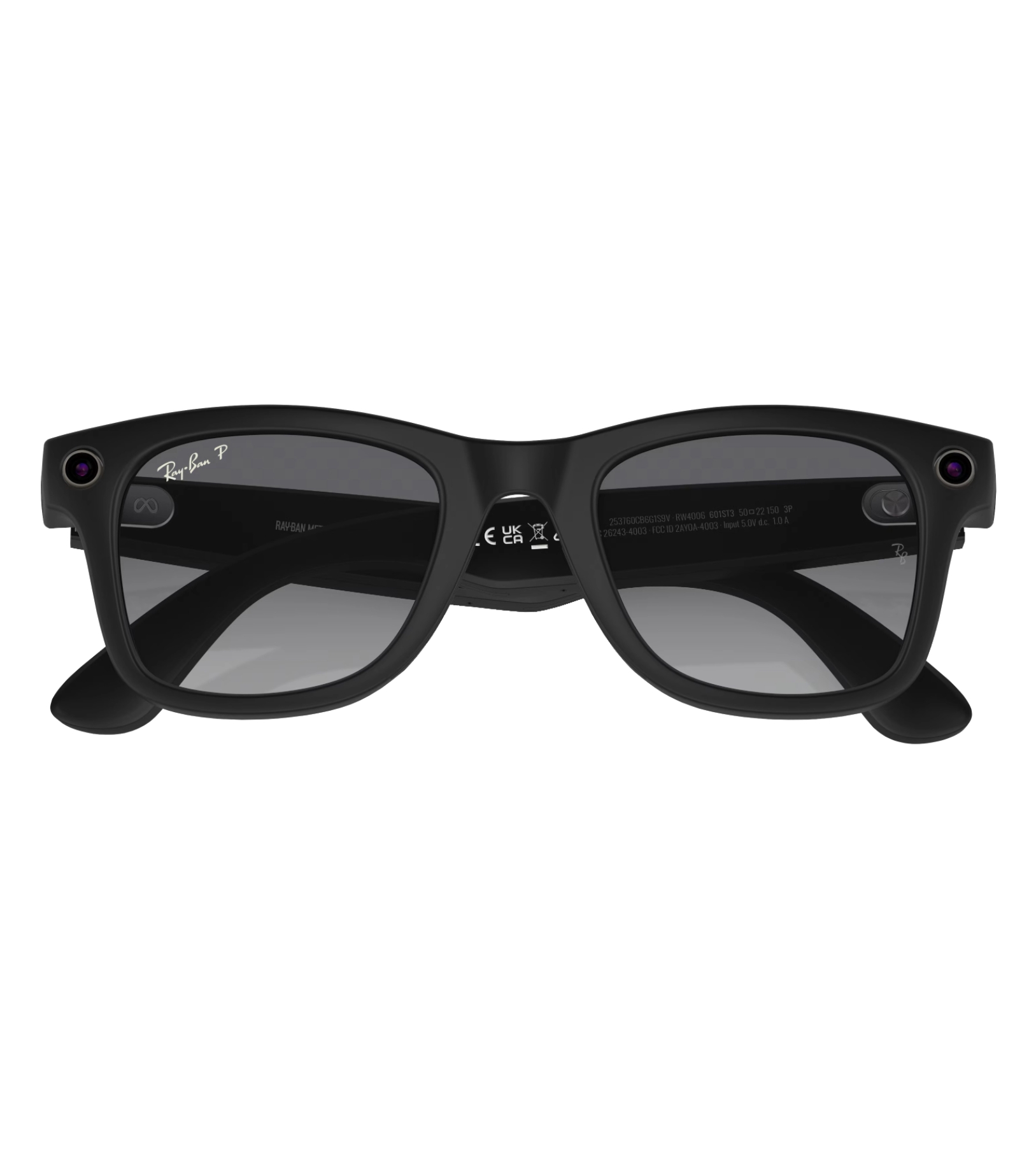 Умные очки RayBan Wayfarer RW4006 Matte Black/Gradient Graphite (150 - 50 Size) в 