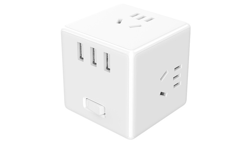 Разветвитель Xiaomi Mijia Rubiks Cube Converter Wireless Edition