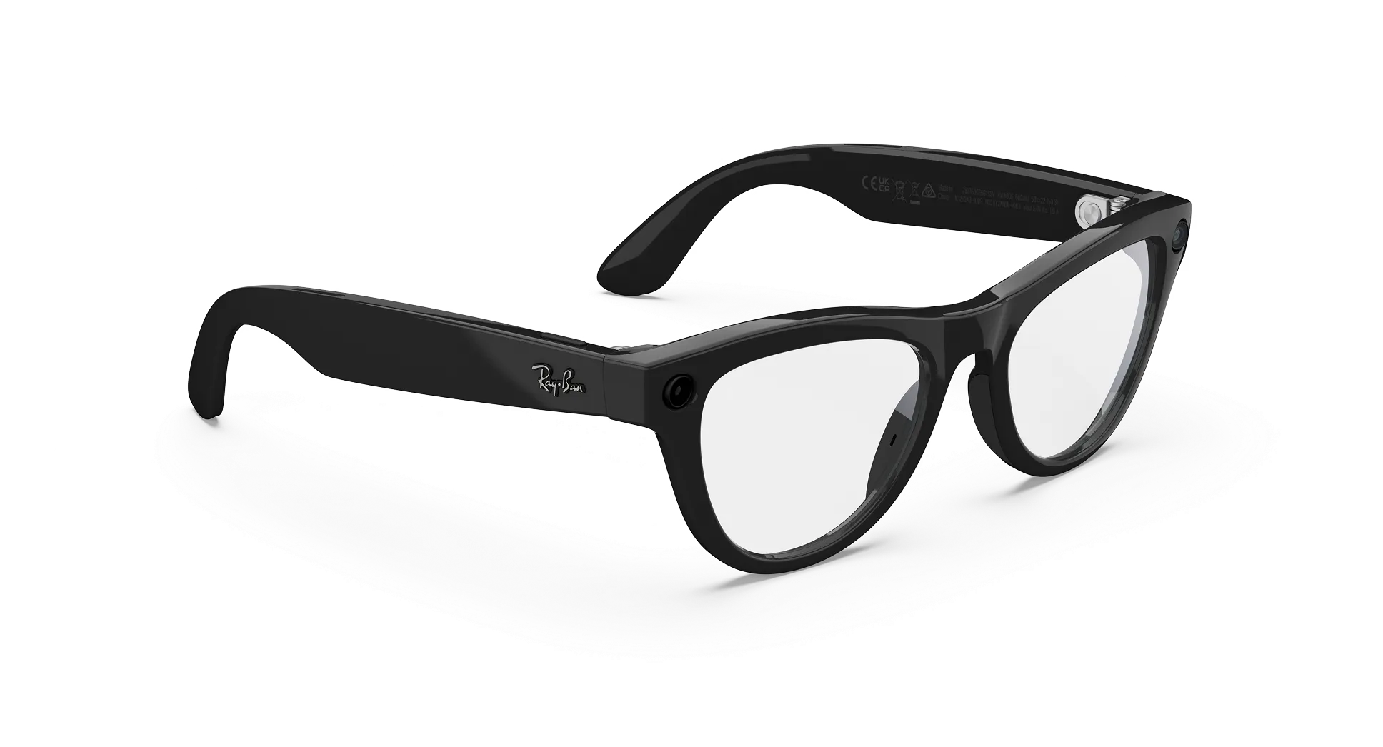 Умные очки Ray Ban Skyler (Gen 2) RW4014 Shiny Black/Clear (150 - 52мм) в 