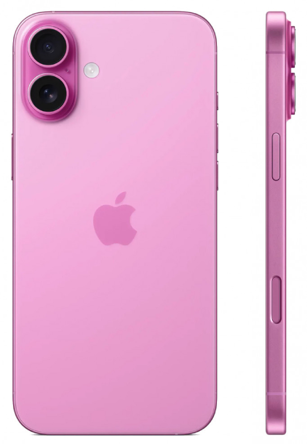Смартфон Apple iPhone 16 128Гб (eSIM) Розовый