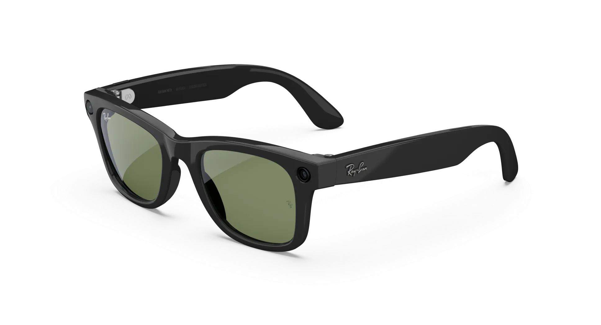 Умные очки Ray Ban Wayfarer (Gen 2) Green Shiny Black G15 (150-50) в 